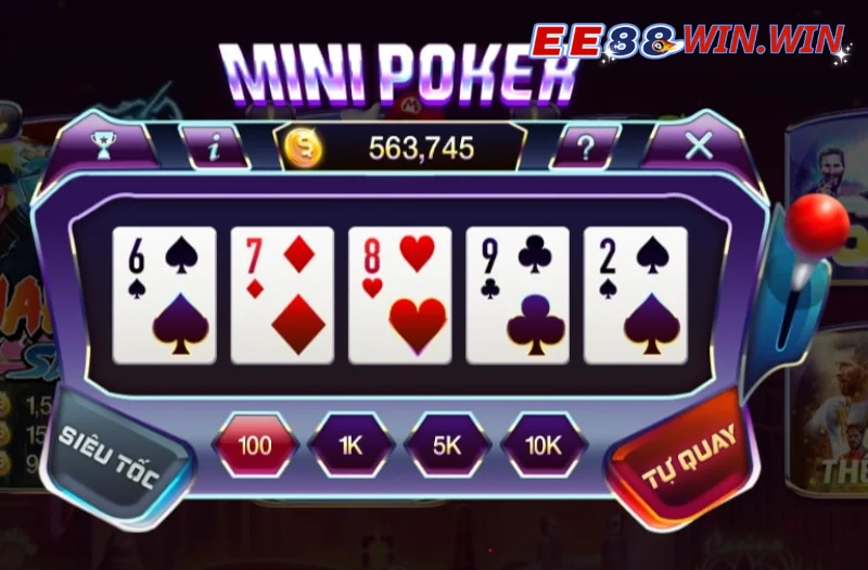 Tìm hiểu hình thức trả thưởng trong minipoker