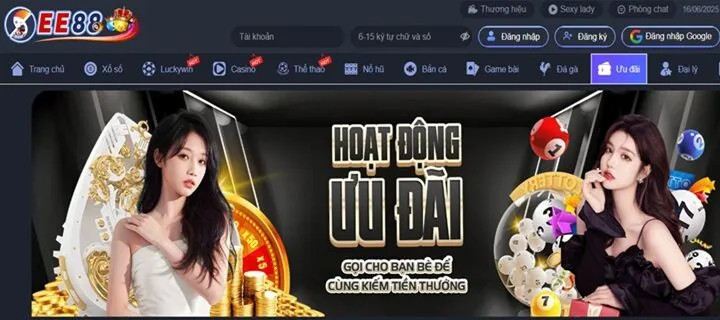 EE88 làm dậy sóng thị trường với kho game cực chất